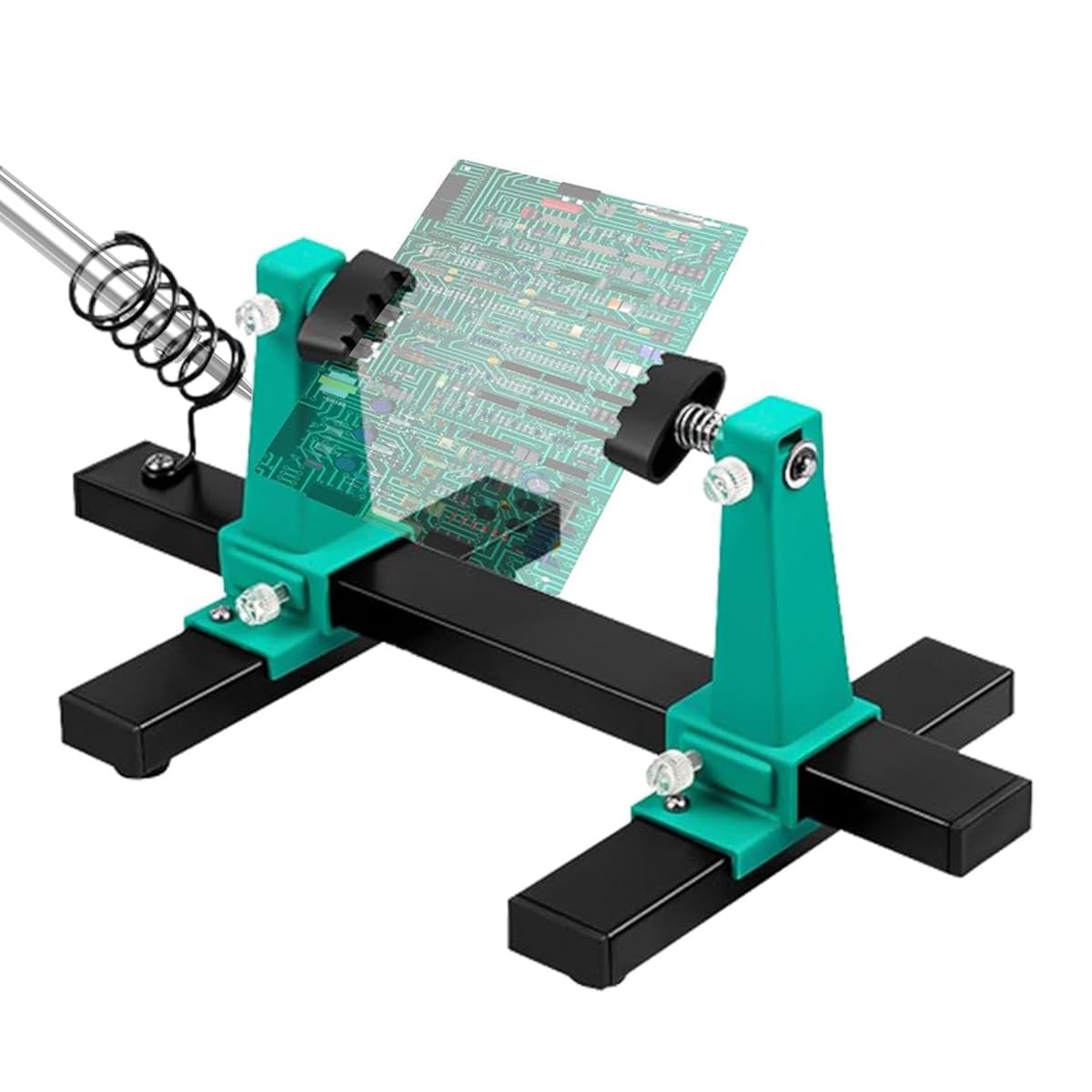 Serplex Adjustable PCB Holder Soldering Station Clamp for Circuit Board Intergrated Soldering Iron Pen Holder Design Soldering Station Clamp for Motherboard, PCB Frame Serplex Adjustable PCB Holder Soldering Station Clamp for Circuit Board Intergrated Soldering Iron Pen Holder Design Soldering Station Clamp for Motherboard, PCB Frame